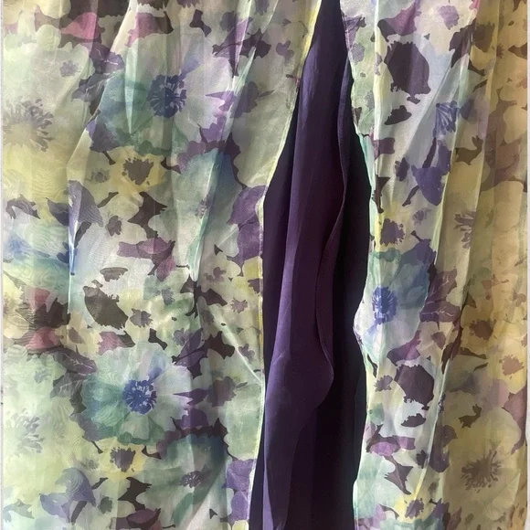 Lulus Wonderful Waltz Green Floral Print Strapless Bustier Maxi Dress Sz Lg NWT - Picture 8 of 11